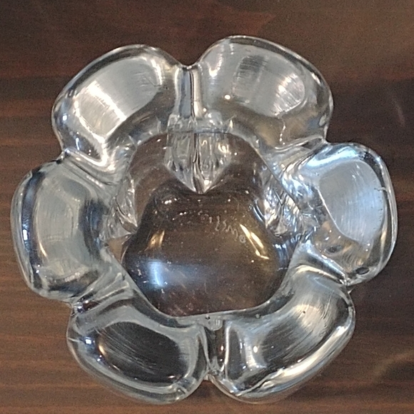 Orrefors Nils Landberg Signed Ice Blue Glass Vase Or Candle Holder From Sweden. - Picture 3 of 7